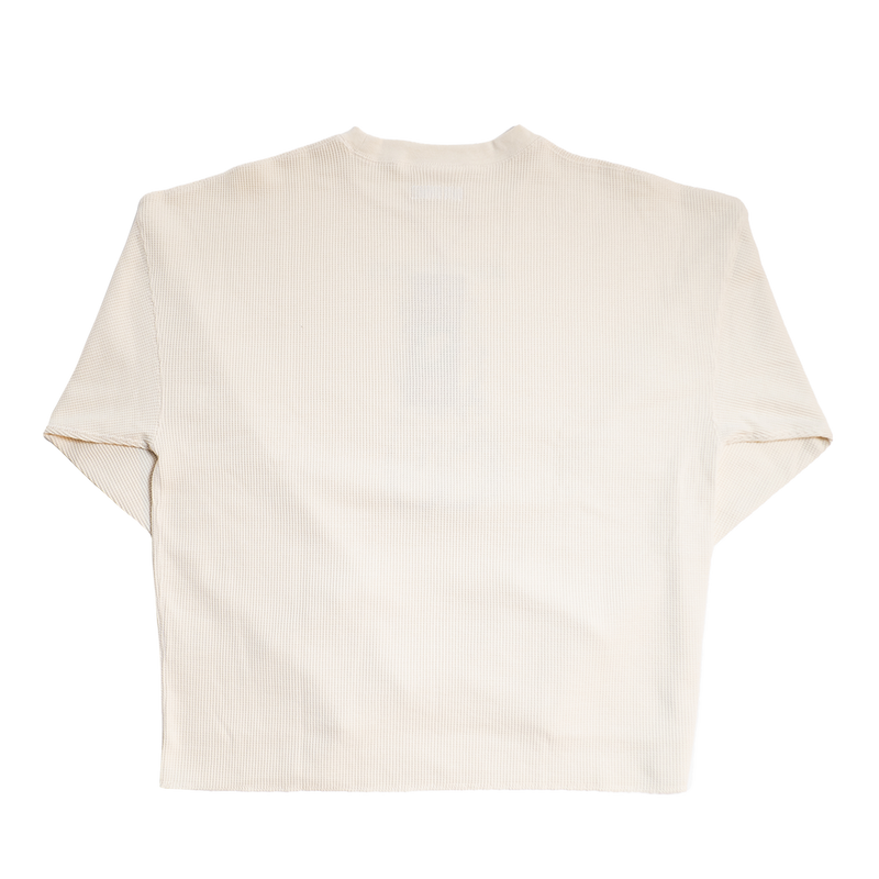 norahi / ホワイトテリア ワッフルロングTシャツ（オフホワイト）